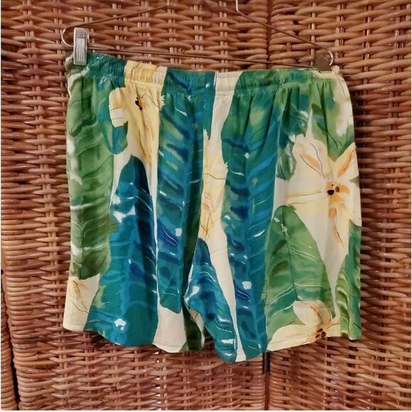 Vtg. Jams World Nana Aloha Shirt Short Set L - Picture 10 of 12